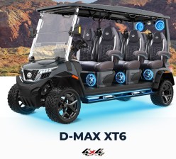 Evolution DMAX XT6 Four Wheel Drive Lithium Golf Cart